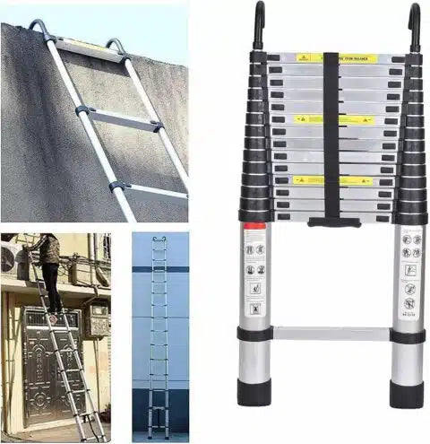 Escalera Retráctil Multiusos 🪜 [3 METROS] El tamaño perfecto para tu casa 🏠